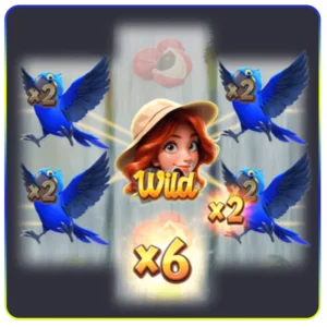 Blue Macaw Symbol Multiplier