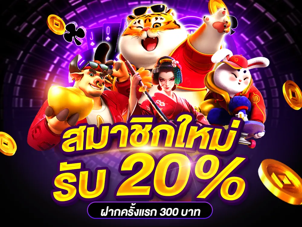 สมาชิกใหม่รับ20%